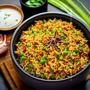 Veg Mild Garlic Pot Rice