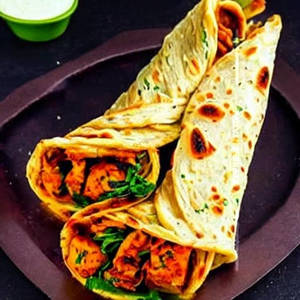 Chicken Chatpata Tikka Roll