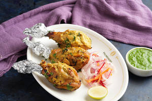 Chicken Tangri Kebab(3 Pieces) With Veggies