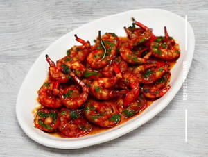 Chilli Basil Prawns