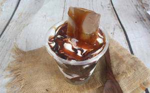Chocolate Caramel Cake Jar