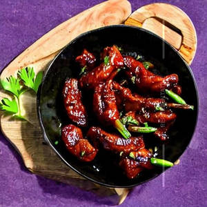Roasted Lamb Chilly Garlic