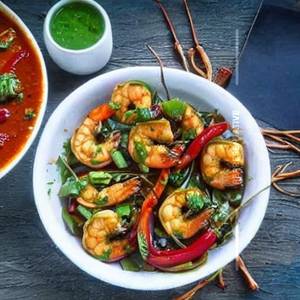 Prawns Chilli Dry
