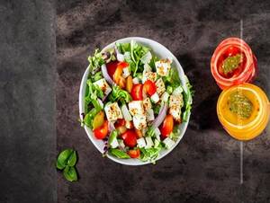 Grilled Cottage Cheese Salad