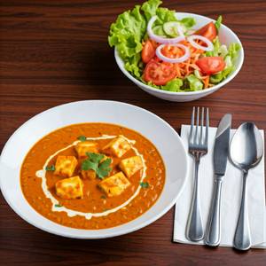 Paneer Makhani (01 bowl) - Served with Salad.