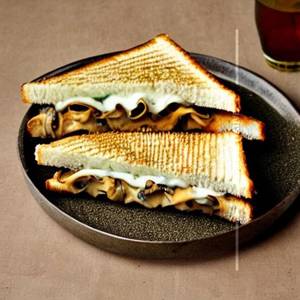 Mushroom Cheese Sandwich