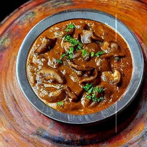 Mushroom Mutter Masala