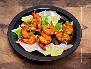 Pan Fried Chilli Prawns