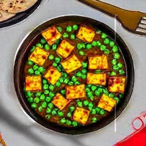 Paneer Peas Mushroom