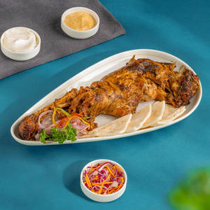 Bbq Mutton Raan Shoulder With Veggies