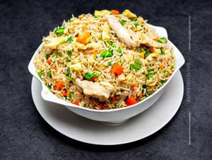 Chicken Triple Fried Rice