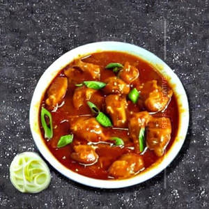 Diced Chicken In Hot Garlic Sauce Gravy