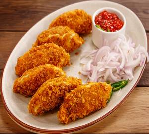 Kfc Style Fried Paneer Momos [Half]