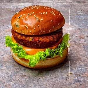 Peri Peri Veg Patty Burger  