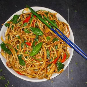 Veg Burnt Garlic Noodles