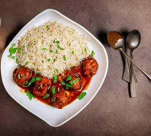 Chicken Manchurian Rice