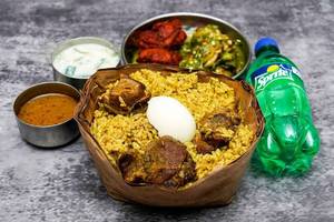 Chicken Biryani (250G)+2 Rumali+Coke
