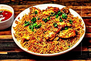 Chicken Crispy Chilly Rice