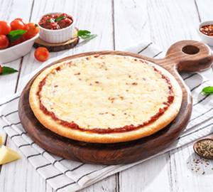 Plain cheese pizza