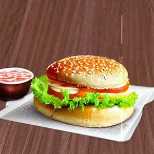 Veg cherss mayonnaise burger