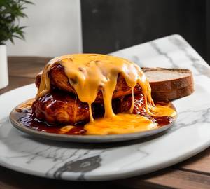 Cheese and Cashew Barbeque Chicken
