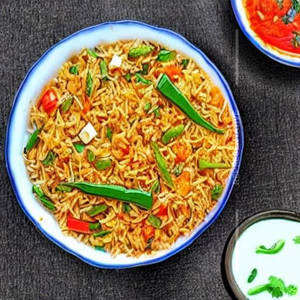 Garlic Paneer Chilli Fried Rice