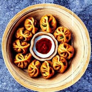 Mushroom Deep Fry Momo