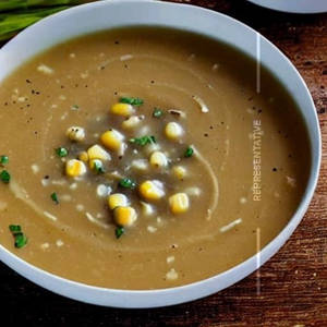 Roast Corn Cream Mushroom Soup