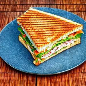Triple layer chicken sandwich