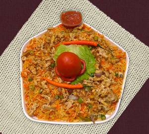 Egg Bhurji Biryani