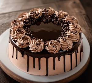 Cream Drop Chocolate Cake