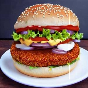 Spicy Paneer Burger