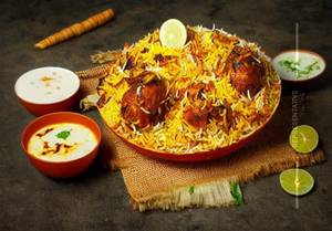 Hyderabadi Chicken Dum Biryani 3pcs