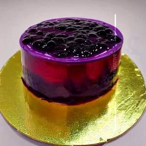 Blueberry Jelly Cake (1 Pound) (Eggless)
