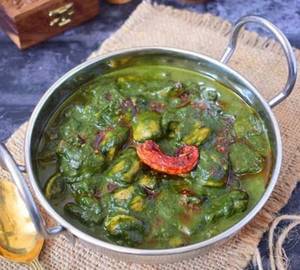 Mushroom Palak