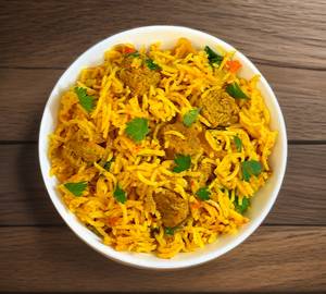 Tandoori Soya Chaap Biryani