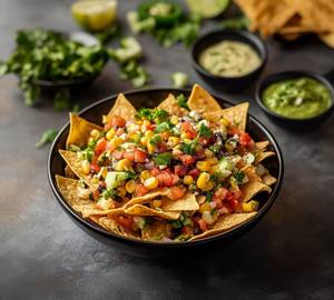 Nachos & Corn Salad