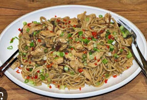 Chicken Rice And Noodles Shanghai Style