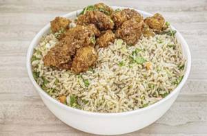 Veg manchurian fried rice