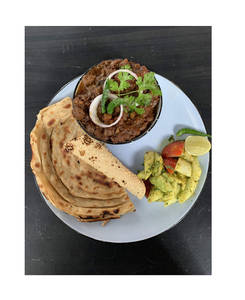 Keema Masala + 1 Lachcha Parantha+ 1 Rumali Roti