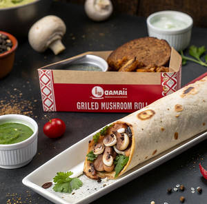 Grilled Mushroom Roll