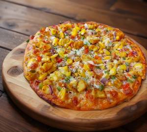 Cheese corn pizza