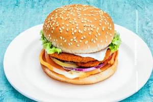 Tandoori paneer burger