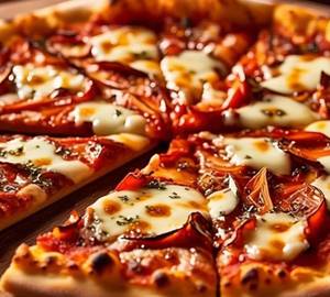 fiery jalapeno and peprika pizza