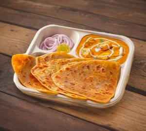 Parantha with shahi paneer