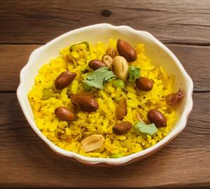 Special Poha And Peanut Paneer