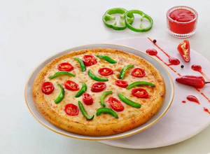 Capsicum Red Paprika Pizza