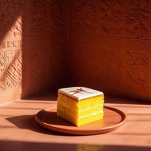 Saffron Milk Cake