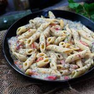 Veg veg white sauce pasta