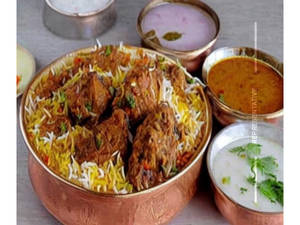 Mutton Kheema Biryani Family